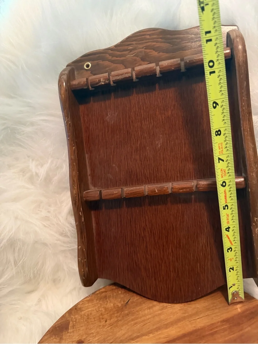 Vintage Spoon Rack- Brown